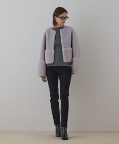 GRACE CONTINENTAL ウールボアジャケット