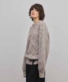 GRACE CONTINENTAL ケーブルニットトップ