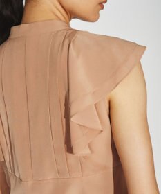 美品 ダイアグラム グレースコンチネンタル フロントタックフリルブラウス S 黒 フロントタックフリルブラウス / GRACE CONTINENTAL | GRACE