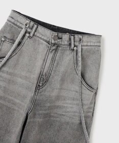 GRACE CONTINENTAL サス付zipデニムパンツ