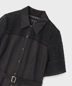 GRACE CONTINENTAL レースドッキングフレアワンピース