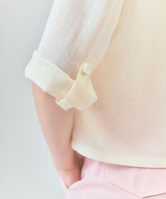 GRACE CONTINENTAL リネンライクシアージャケット