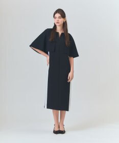 GRACE CONTINENTAL ケープレイヤードドレス