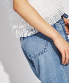 GRACE CONTINENTAL ワイドデニムパンツ