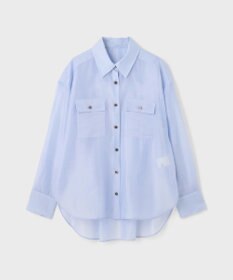 GRACE CONTINENTAL マットシアーシャツ