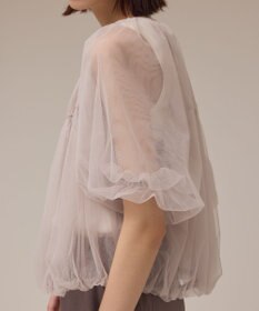 GRACE CONTINENTAL チュールシアーブルゾン