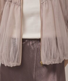 GRACE CONTINENTAL チュールシアーブルゾン