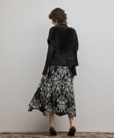 GRACE CONTINENTAL ラメフェザーベスト