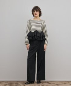 GRACE CONTINENTAL タフタフリルカットトップ