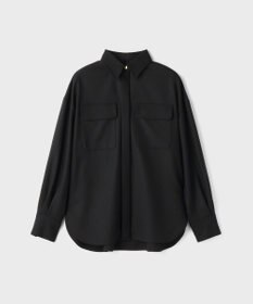 GRACE CONTINENTAL ウールミリタリーシャツ