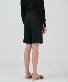 GRACE CONTINENTAL ウールツイルハーフパンツ