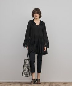 GRACE CONTINENTAL レースカラーチュニックブラウス