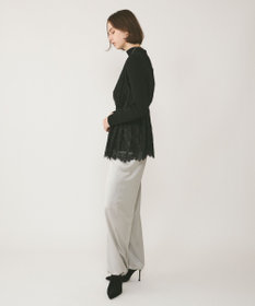 GRACE CONTINENTAL チンツサテンパンツ