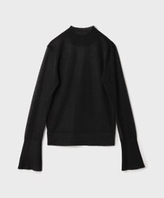 GRACE CONTINENTAL シアーハイネックニットトップ