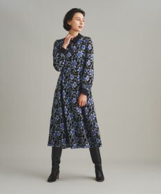 GRACE CONTINENTAL レース刺繍タックワンピース