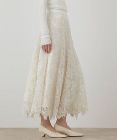 GRACE CONTINENTAL レースフレアスカート