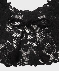 GRACE CONTINENTAL タッセル付レースカラー