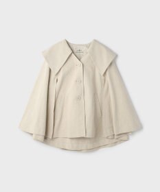 GRACE CONTINENTAL リネンオックスケープジャケット