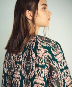 GRACE CONTINENTAL オーナメントジャガードジャケット