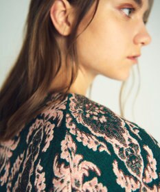 GRACE CONTINENTAL オーナメントジャガードジャケット