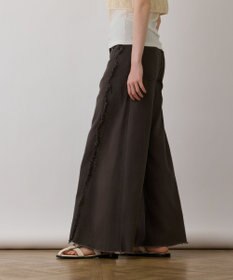 GRACE CONTINENTAL フリンジバギーパンツ