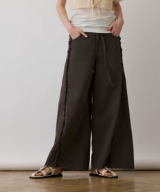 GRACE CONTINENTAL フリンジバギーパンツ