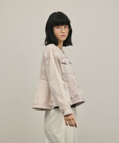 GRACE CONTINENTAL ペプラムデニムジャケット