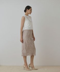 GRACE CONTINENTAL レ－スタイトスカート