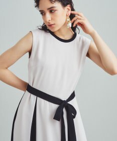 ⭐新品未使用⭐ラインバイカラードレス