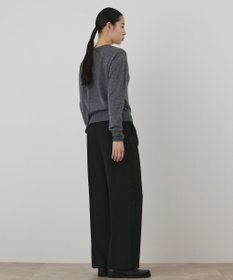 GRACE CONTINENTAL バイカラーウールニットトップ