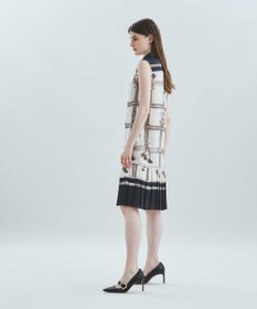 極美品✨グレースコンチネンタル ダイアグラム ステッチシャツワンピース ベルト ベルト付刺繍ロングワンピース / GRACE CONTINENTAL | GRACE