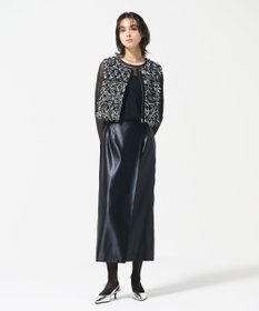 GRACE CONTINENTAL コーティングラップスカート