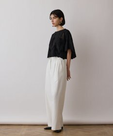 GRACE CONTINENTAL 刺繍ポンチョトップ