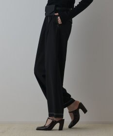 GRACE CONTINENTAL タックカーブパンツ