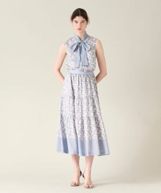 GRACE CONTINENTAL リボンプリントスカート