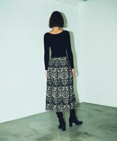 フラワープリーツニットワンピース / GRACE CONTINENTAL | GRACE