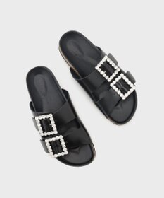 GRACE CONTINENTAL CORSO ROMA スワロサンダル ブラック