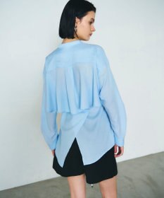 GRACE CONTINENTAL バックシャンオーバーシャツ