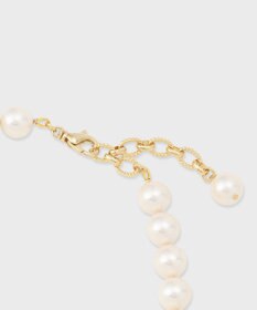 GRACE CONTINENTAL パールメタルビーズネックレス