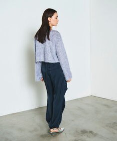 GRACE CONTINENTAL ラメフリンジカットトップ