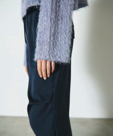 GRACE CONTINENTAL ラメフリンジカットトップ