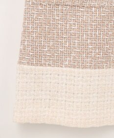 GRACE CONTINENTAL ツイードコンビミニワンピース