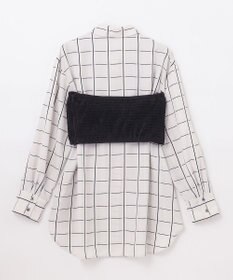 GRACE CONTINENTAL / グレースコンチネンタル ベアレイヤードシャツトップ ベアレイヤードシャツトップ / GRACE CONTINENTAL | GRACE
