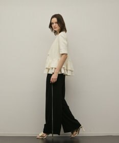 GRACE CONTINENTAL ペプラムツイードジャケット