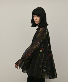GRACE CONTINENTAL ボタニカルプリントチュニックトップ