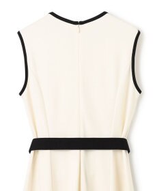 GRACE CONTINENTAL 配色ポンチフレアワンピース