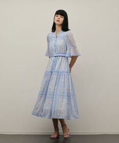 GRACE CONTINENTAL ペイズリーカレイドプリントワンピース