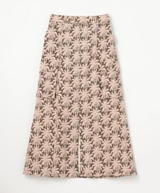 GRACE CONTINENTAL パームモチーフカーゴスカート