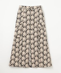 GRACE CONTINENTAL パームモチーフカーゴスカート