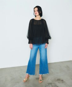 GRACE CONTINENTAL チュール2WAYトップ